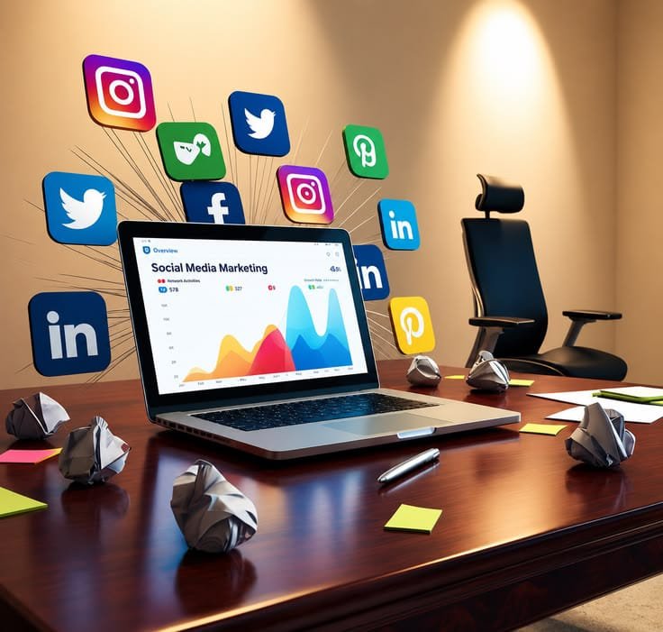 Creative social media marketing strategy for brand awareness and customer engagement