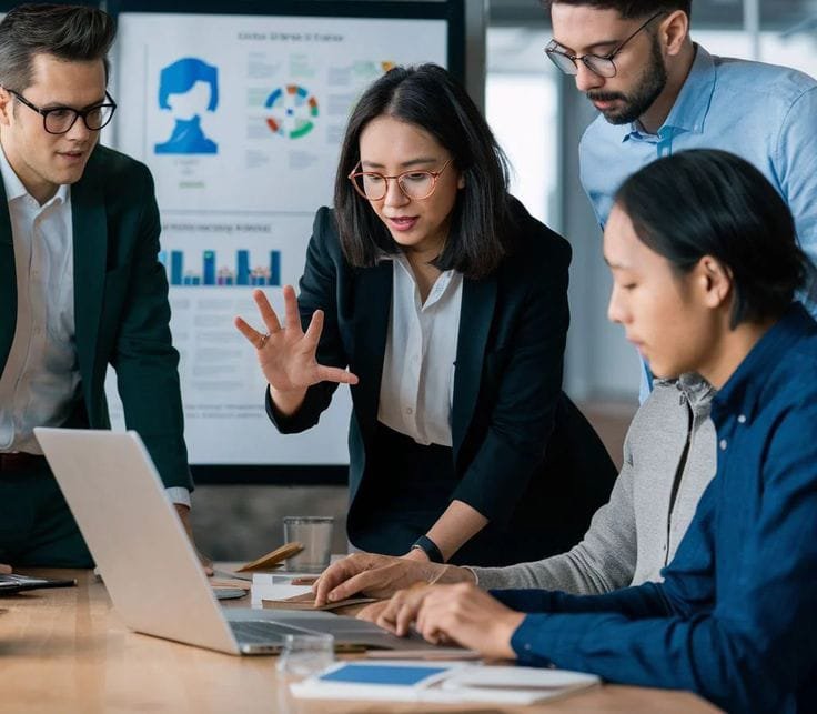 Social media campaign strategy and content planning for business growth